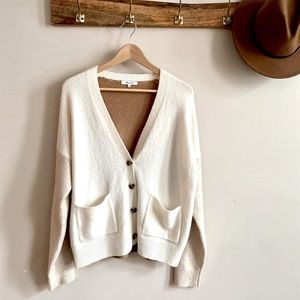 Madewell Colorblock Cardigan, Size S
